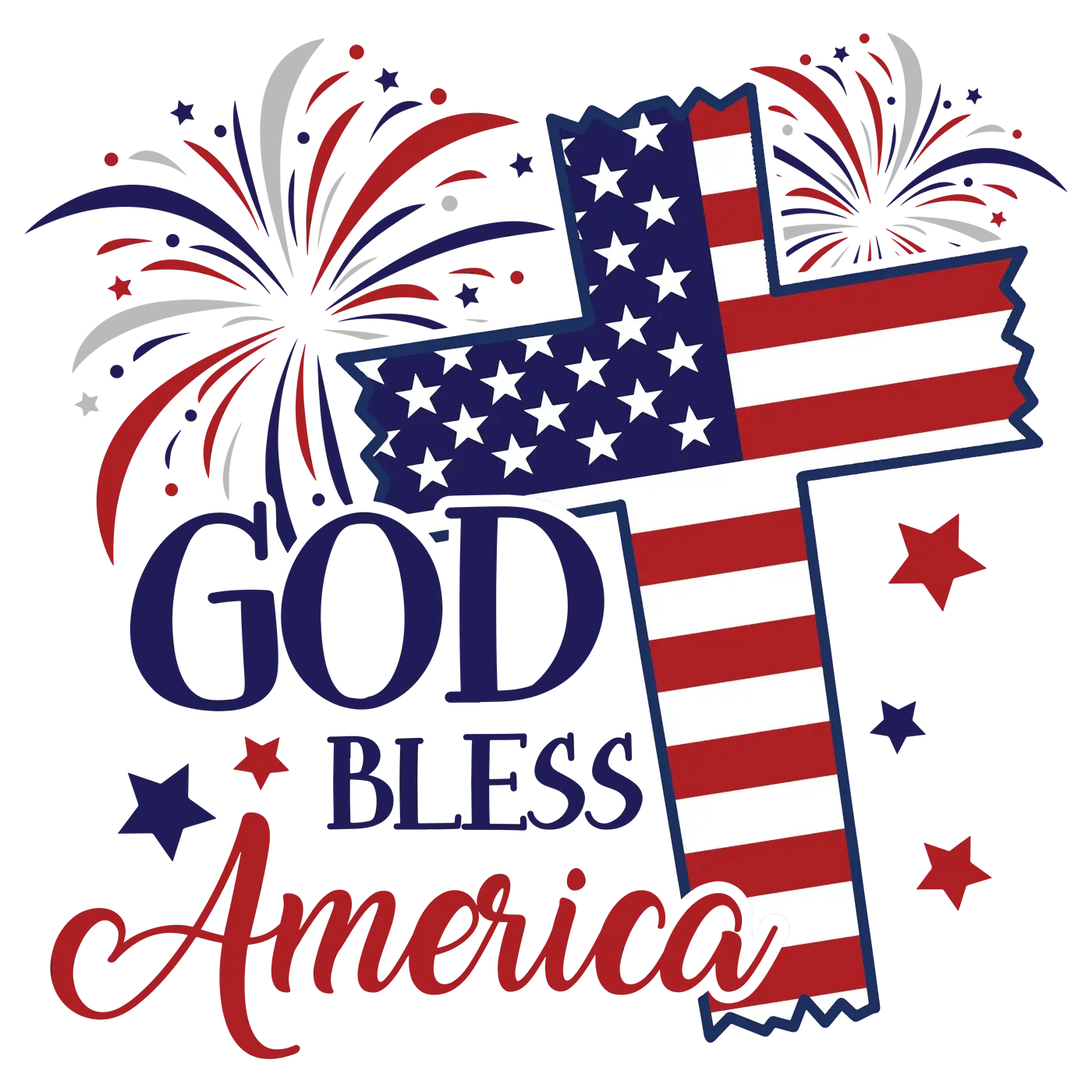 4th of July DTF Ready to Press Designs DTF Center