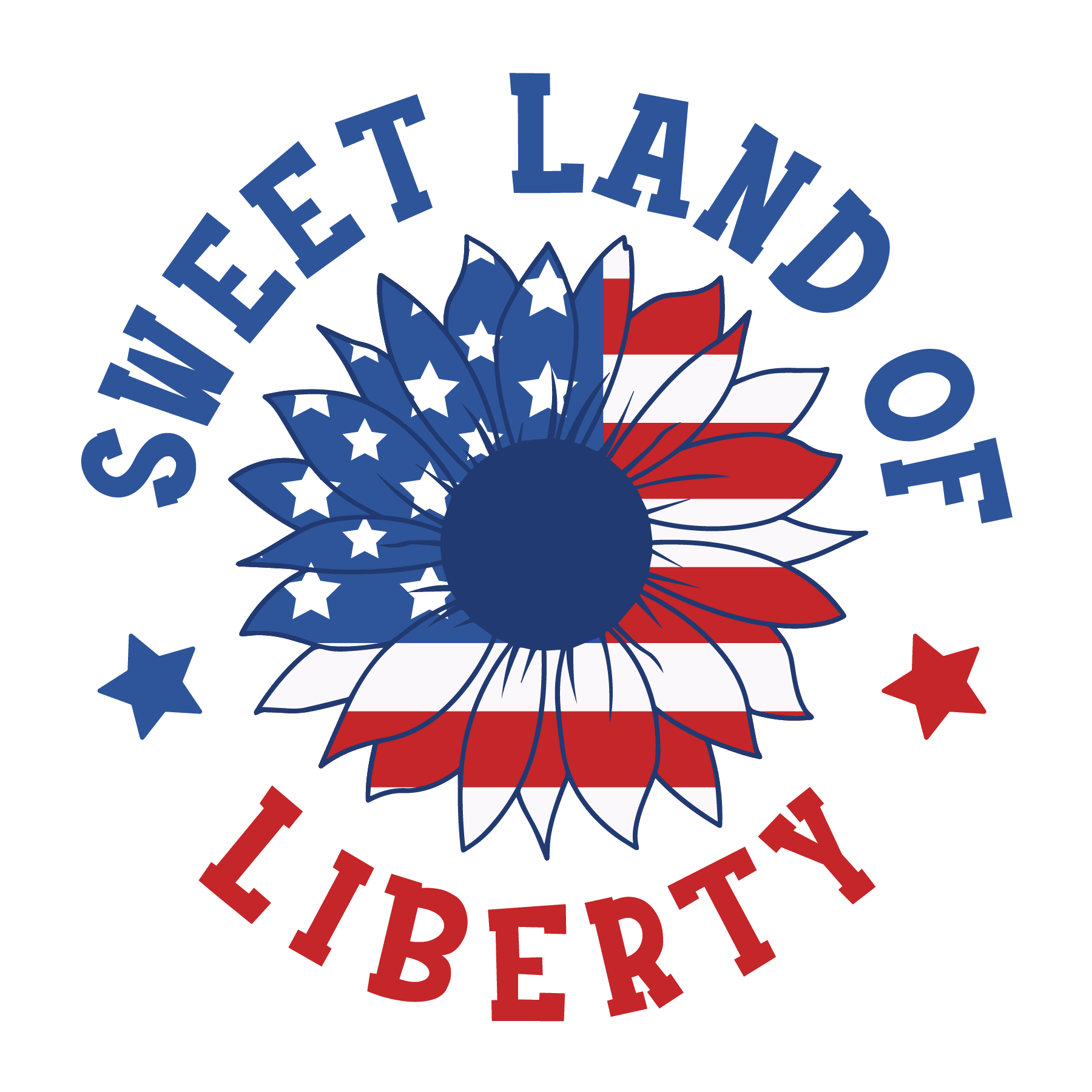 Sweet Land Of Liberty Design DTF Ready To Press — DTF Center