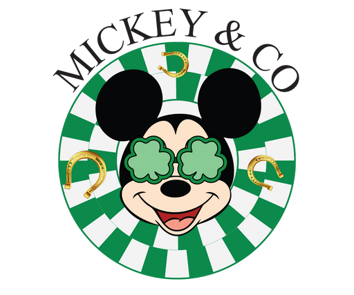 Disney Mickey Mouse Co Saint Patrick's Day Design - DTF Ready To Press - DTF Center 