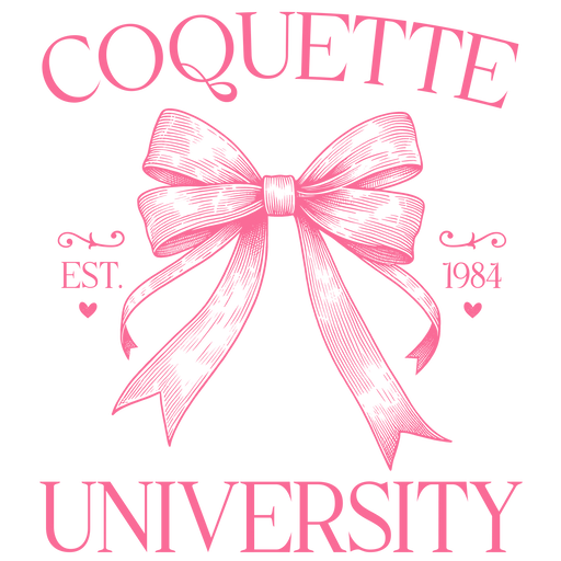 Coquette University Design - DTF Ready To Press - DTF Center 