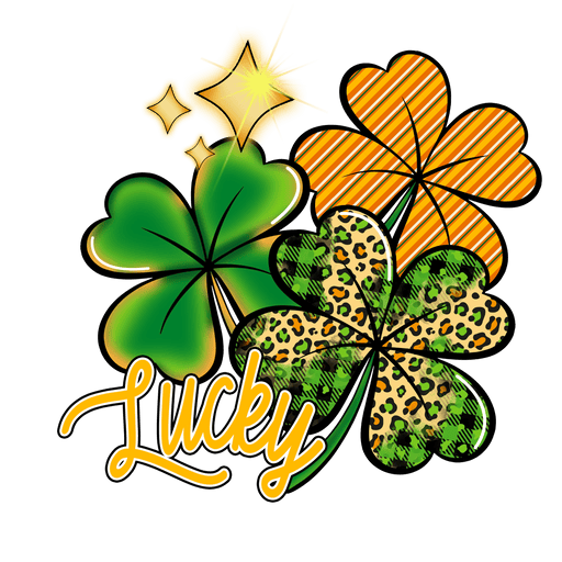 Lucky Clover Saint Patrick's Day Cheetah Design - DTF Ready To Press - DTF Center 