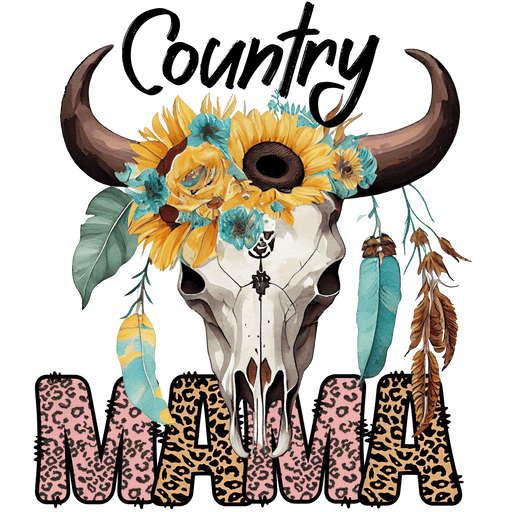 Country Mama Leopard Design - DTF Ready To Press - DTF Center 