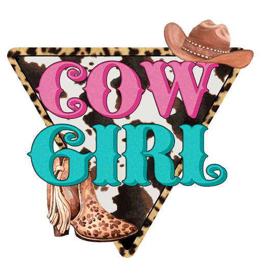 Cowgirl Leopard Design - DTF Ready To Press - DTF Center 