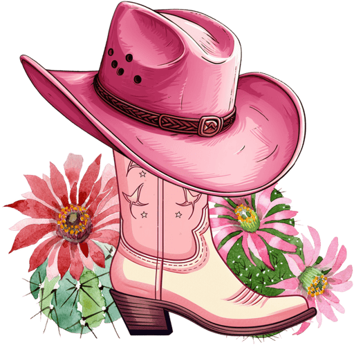 Western Cowgirl Design - DTF Ready To Press - DTF Center 