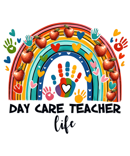Day Care Teacher Life Design - DTF Ready To Press - DTF Center 
