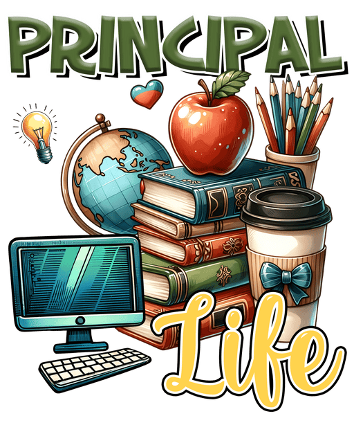 Principal Life Teacher Design - DTF Ready To Press - DTF Center 