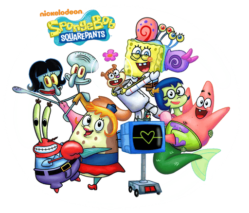 Nickelodeon Sponge Bob Squarepants Cartoon Design - DTF Ready To Press - DTF Center 