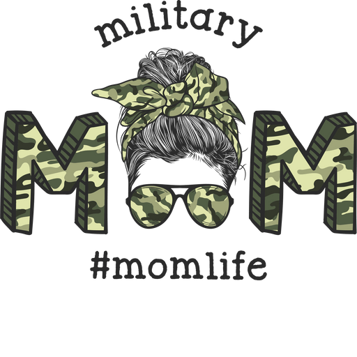 Military Mom Design - DTF Ready To Press - DTF Center 