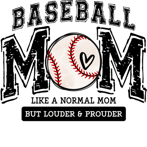Baseball Mom Design - DTF Ready To Press - DTF Center 