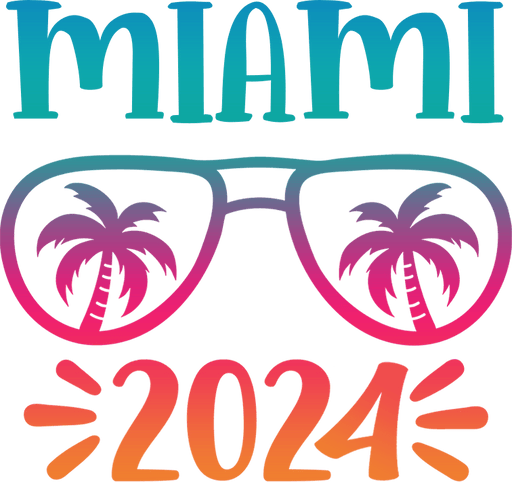 2024 Miami Vacation Design - DTF Ready To Press - DTF Center 