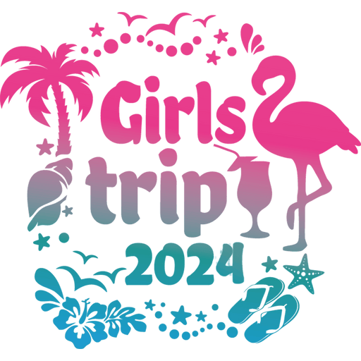 2024 Cute Girls Trip Design - DTF Ready To Press - DTF Center 