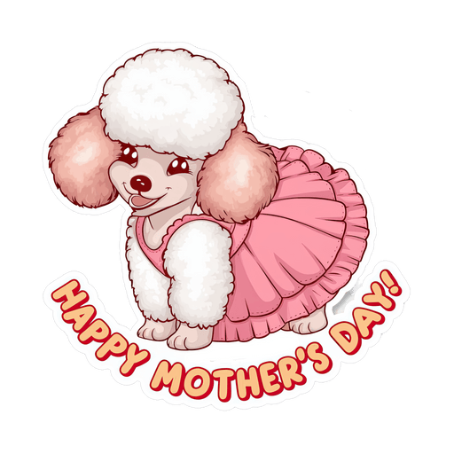 Happy Dog Mother's Day Design - DTF Ready To Press - DTF Center 