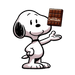 The Peanuts Snoopy Chocolate Cartoon Design - DTF Ready To Press - DTF Center 