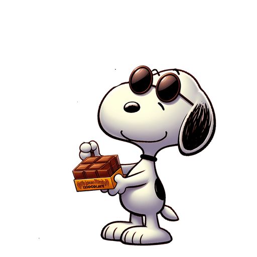 Snoopy Chocolate Cartoon Design - DTF Ready To Press - DTF Center 