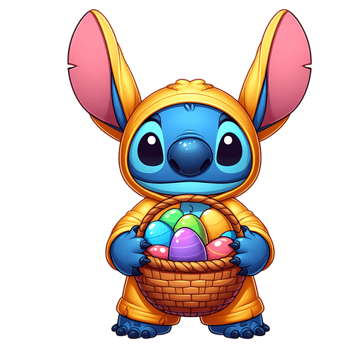 Baby Stitch Easter Design - DTF Ready To Press - DTF Center