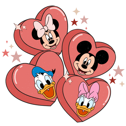 Disney Mickey Mouse Couple Design - DTF Ready To Press - DTF Center