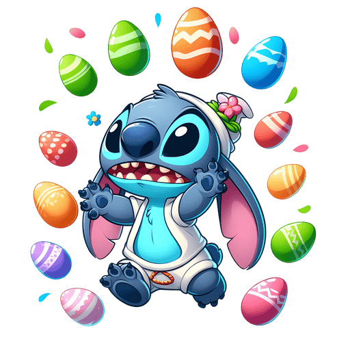 Funny Stitch Easter Design - DTF Ready To Press - DTF Center 