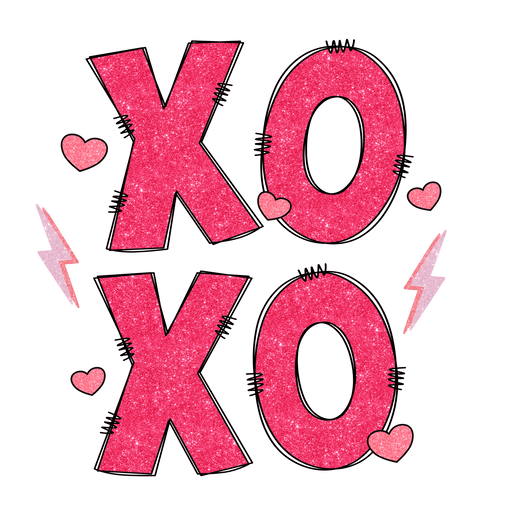 XOXO Valentine's Day Party Design - DTF Ready To Press - DTF Center 