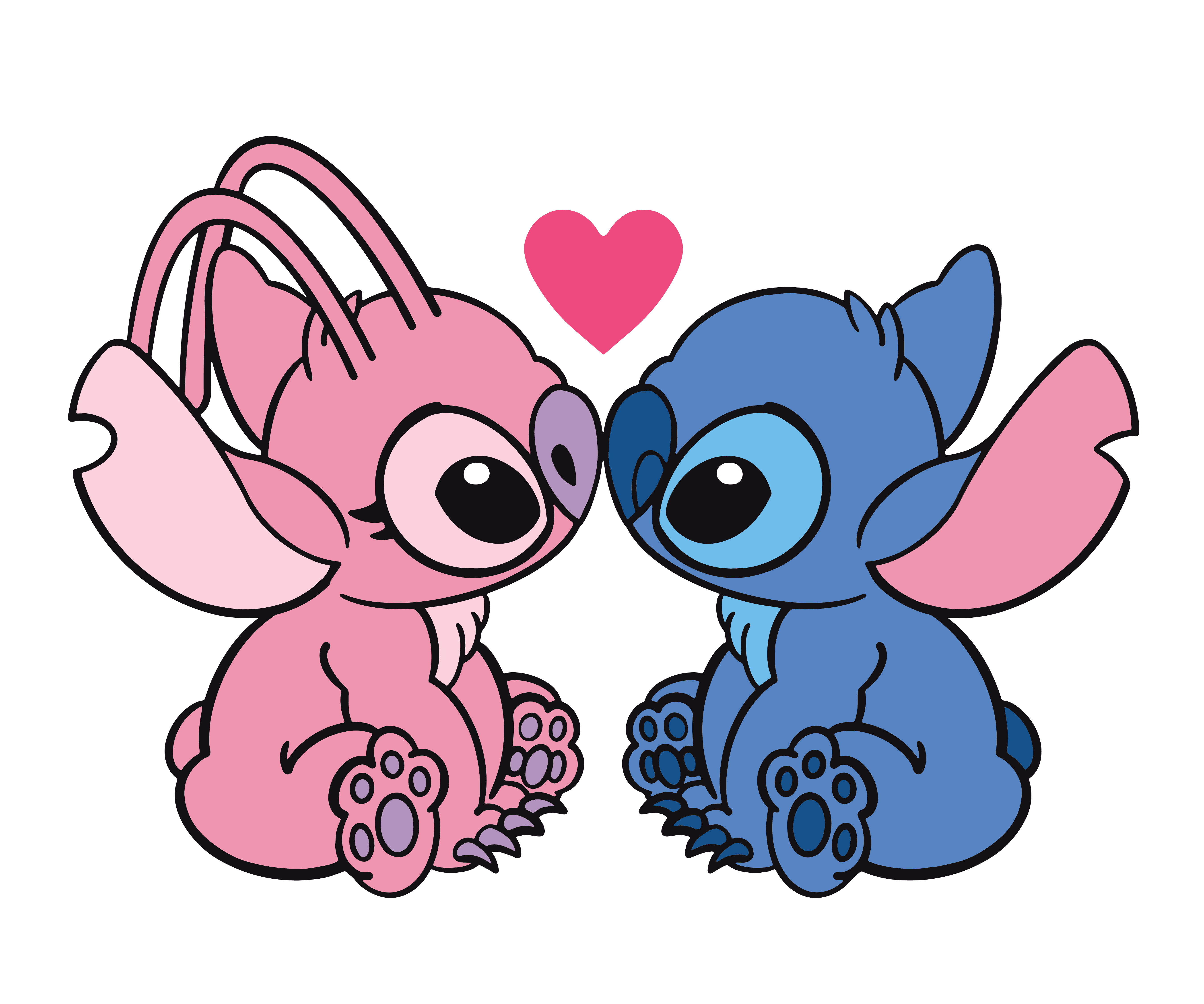 Lilo And Stitch Valentine S Day Love Design Dtf Ready To Press Dtf Center