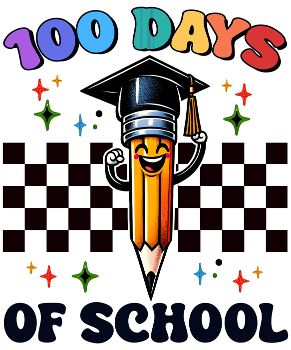 100 days of School Kids Design - DTF Ready To Press - DTF Center