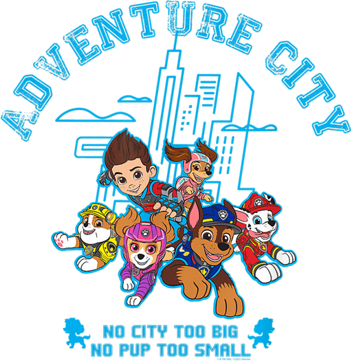 Adventure City Paw Patrol Design - DTF Ready To Press - DTF Center