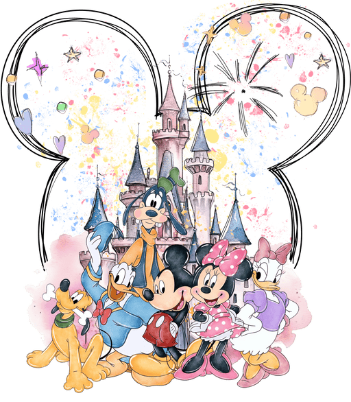 Disneyland Family Mickey Mouse Design - DTF Ready To Press - DTF Center 