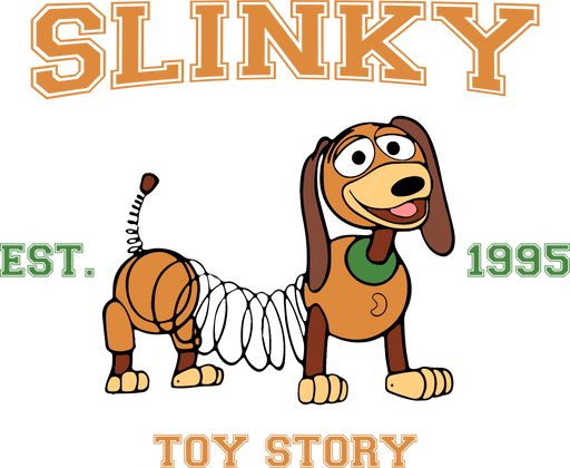 Disney Toy Story Slinky Design - DTF Ready To Press - DTF Center 