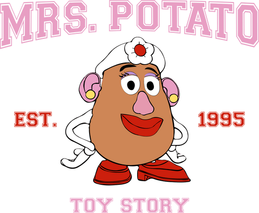 Disney Toy Story Mrs. Potato Design - DTF Ready To Press - DTF Center 