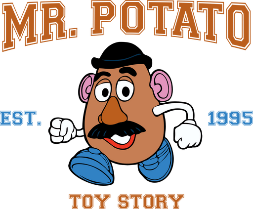 Disney Toy Story Mr. Potato Design - DTF Ready To Press - DTF Center 