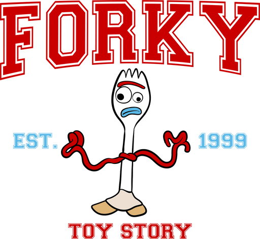 Disney Toy Story Forky Design - DTF Ready To Press - DTF Center 