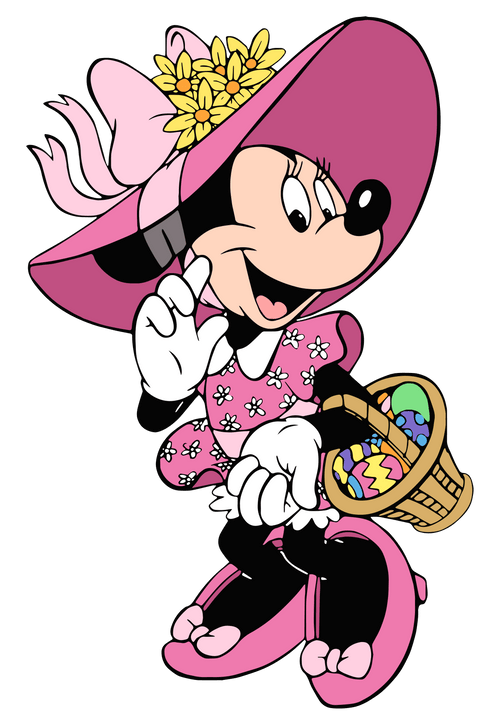 Easter Minnie Mouse Disney Design - DTF Ready To Press - DTF Center