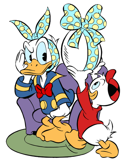 Easter Donald Duck Disney Design - DTF Ready To Press - DTF Center