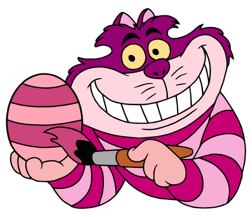 Easter Cheshire Cat Disney Design - DTF Ready To Press - DTF Center