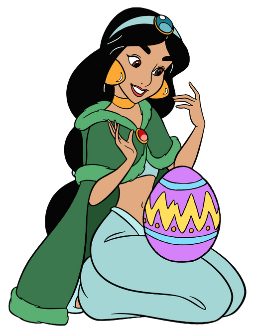 Easter Jasmine Disney Princess Design - DTF Ready To Press - DTF Center