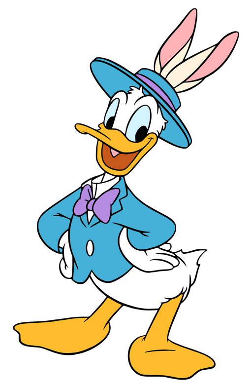 Donald Duck Easter Design - DTF Ready To Press - DTF Center 