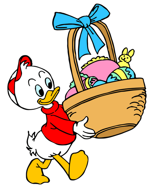 Disney Huey Duck Easter Design - DTF Ready To Press - DTF Center