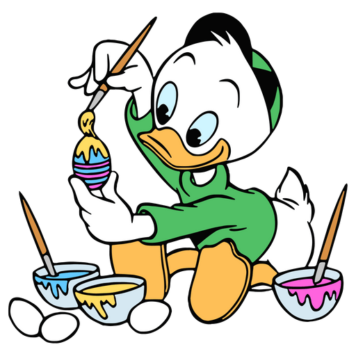 Disney Louie Duck Easter Design - DTF Ready To Press - DTF Center