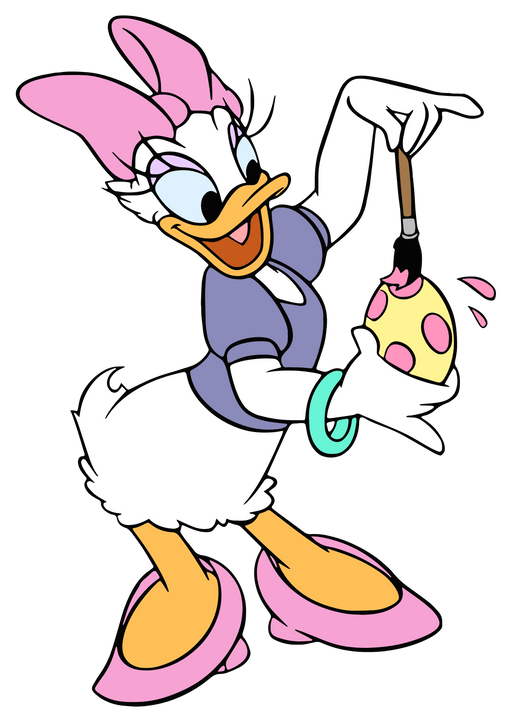 Disney Daisy Duck Easter Design - DTF Ready To Press - DTF Center