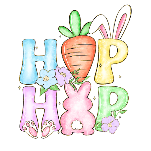 Hip Hop Easter Toddler Design - DTF Ready To Press - DTF Center 