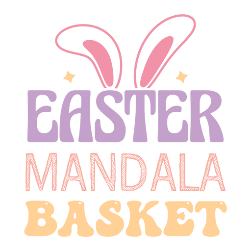 Easter Mandala Basket Design - DTF Ready To Press - DTF Center