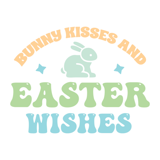 Bunny Kisses And Easter Wishes Design - DTF Ready To Press - DTF Center
