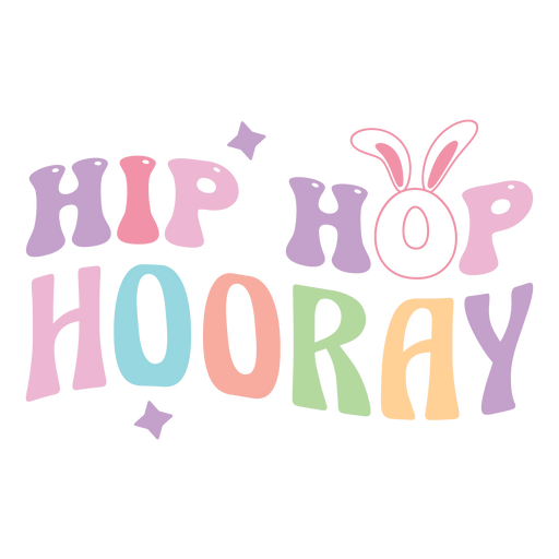 Hip Hop Hooray Easter Design - DTF Ready To Press - DTF Center 