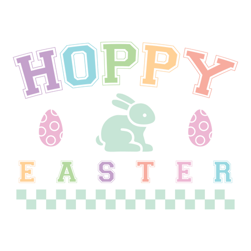 Hoppy Easter Colorful Design - DTF Ready To Press - DTF Center 