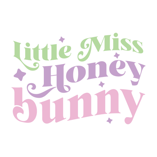 Little Miss Honey Bunny Easter Design - DTF Ready To Press - DTF Center 