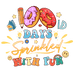 Funny 100 Days Of School Design - DTF Ready To Press - DTF Center 