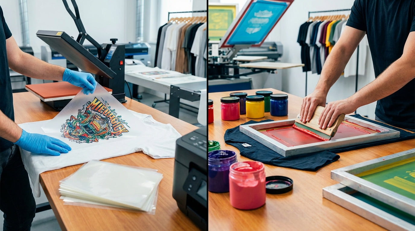 DTF vs Screen Printing: Which is Best for Your Apparel?
