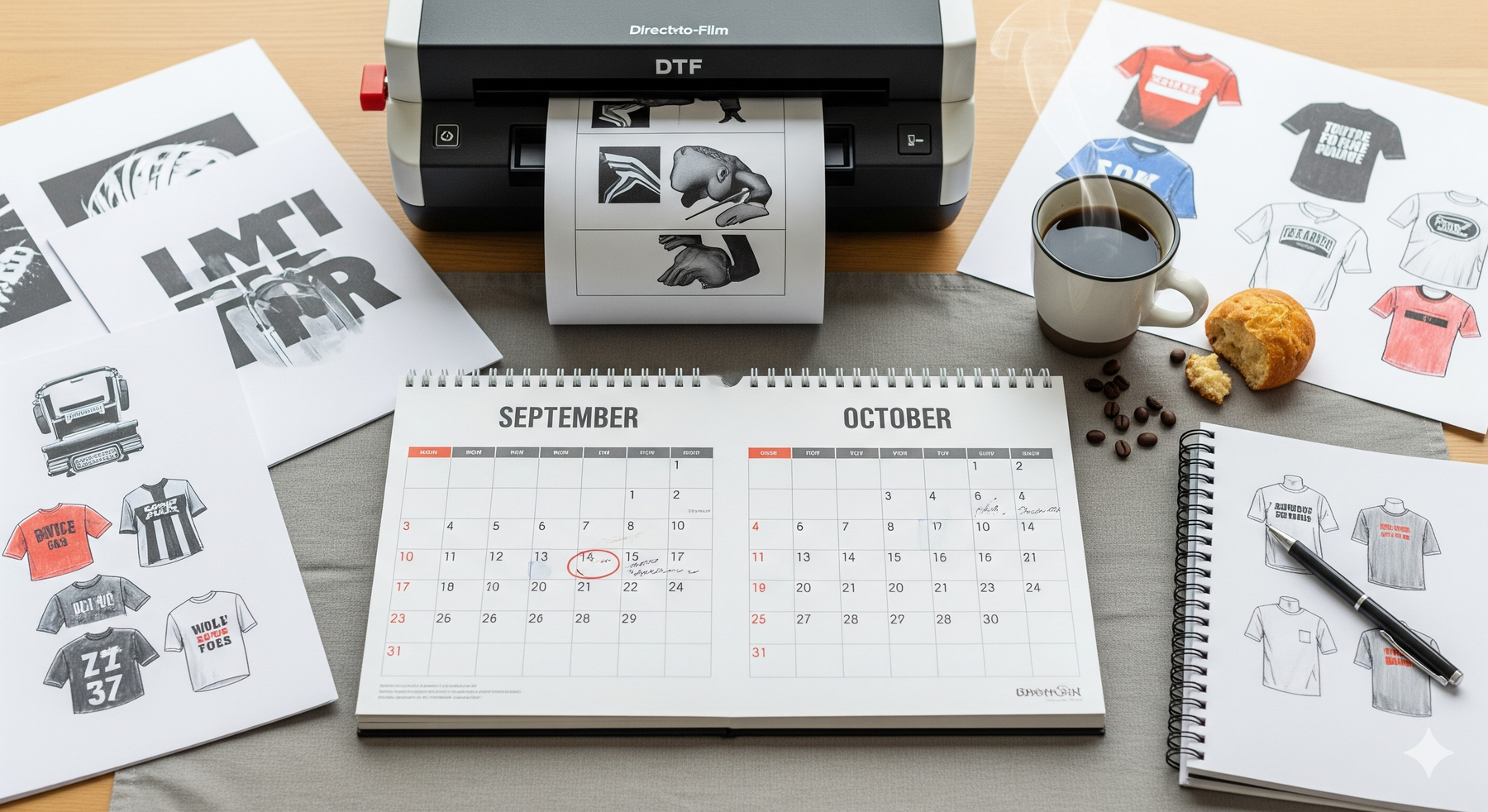 A DTF Business Owner's Guide to Prepping for Peak Seasons