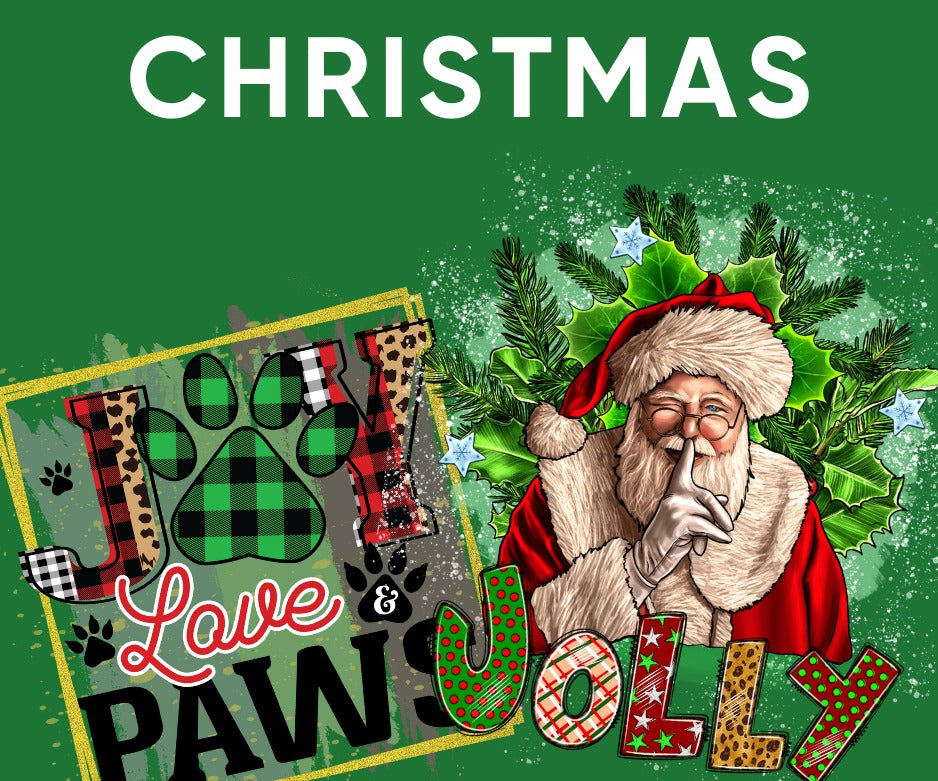 Christmas DTF Transfers 