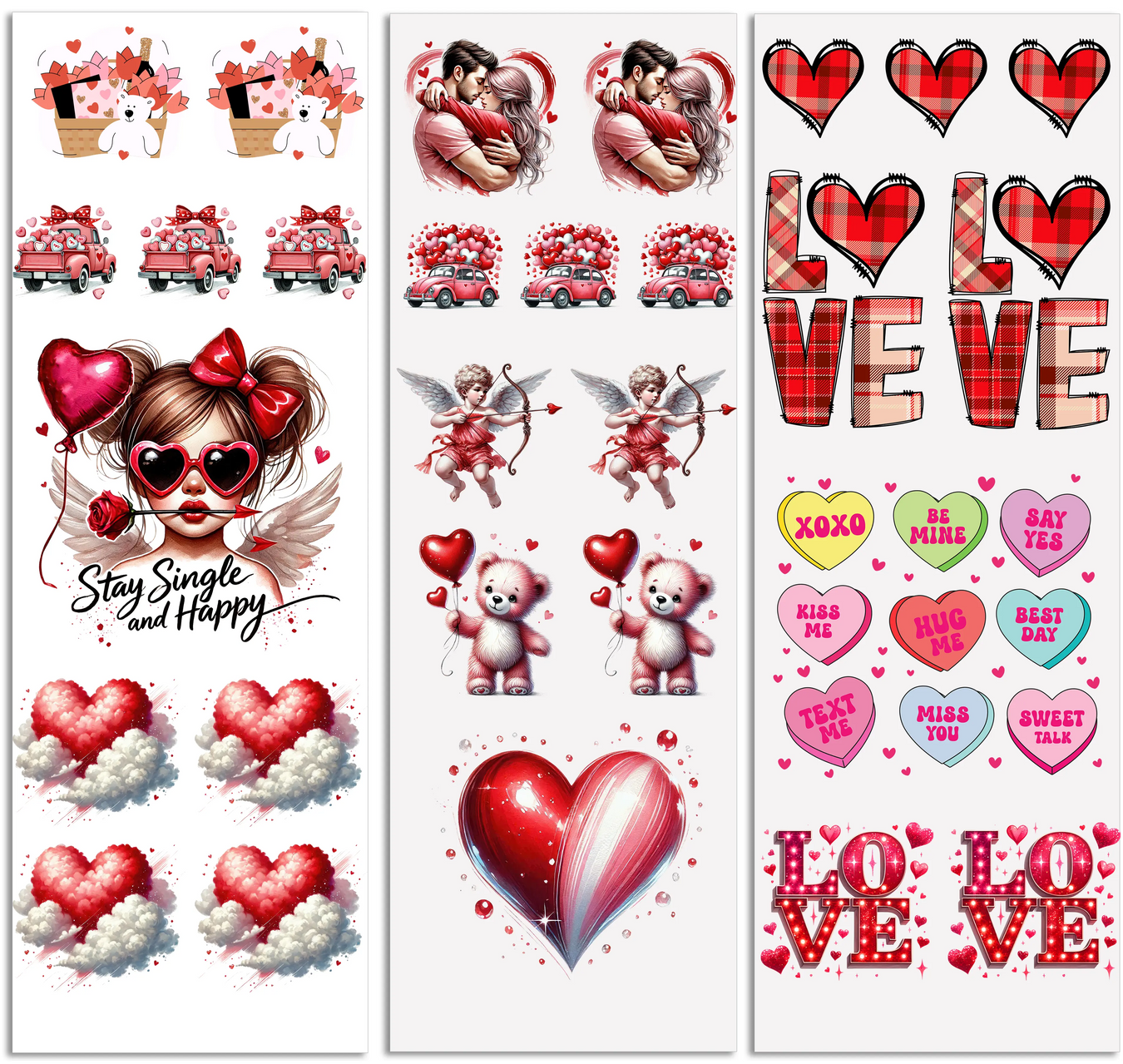Premade DTF Gang Sheet Valentines Day