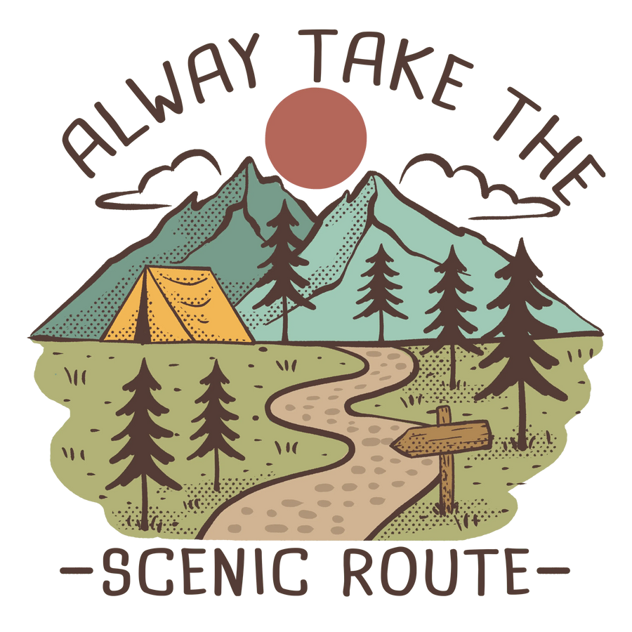 Camping Vibes Design - DTF Ready To Press